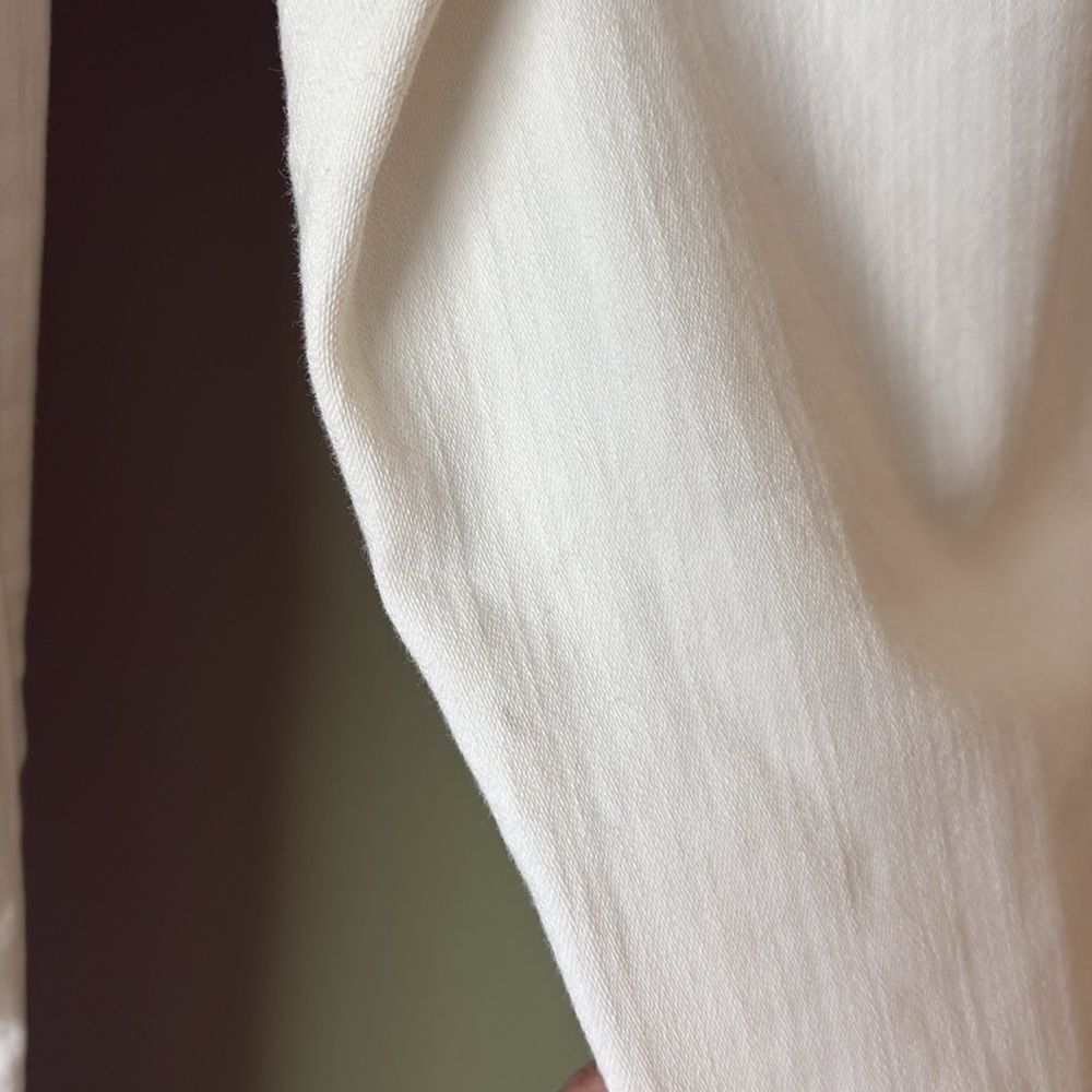 Madewell 9" High-Rise Skinny Pure White Denim Jeans Sz 32 - Picture 7 of 9